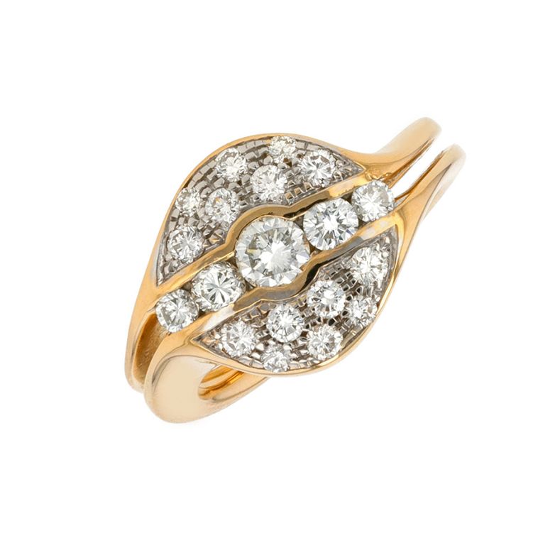 Acheter Bague diamants 0.79 carat 2 ors 10.51g Comme neuf - 2500,00 € Bague diamants 0.79 carat 2 ors 10.51g Comme neuf - reconditionné disponible sur Gemme Les Bijoux